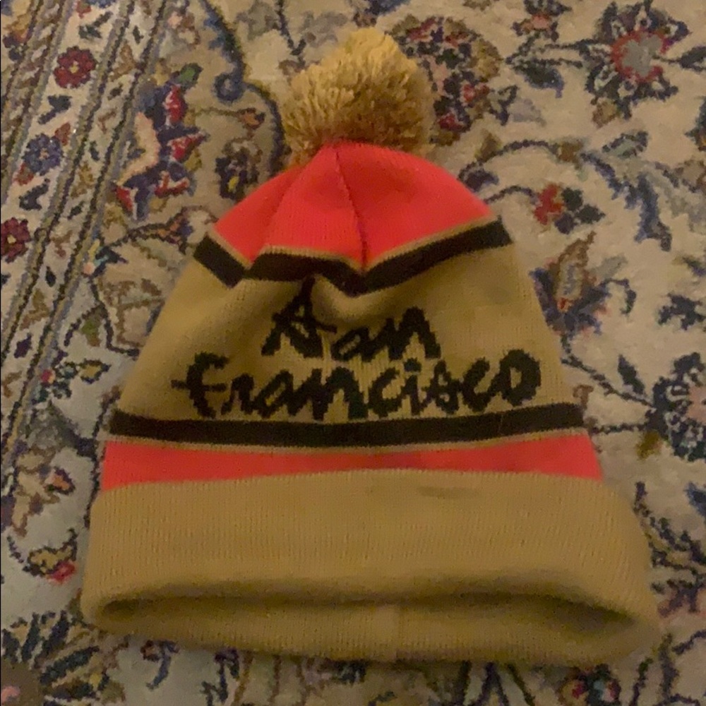 Chocolate skateboards San Francisco POM POM beanie
